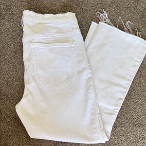 J. Crew Mid-Rise Flare Crop Jeans